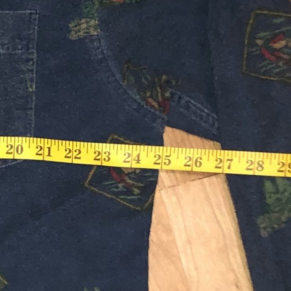 VTG Eddie Bauer Outdoor Print Heavyweight Overshirt Jacket - Picture 9 of 10